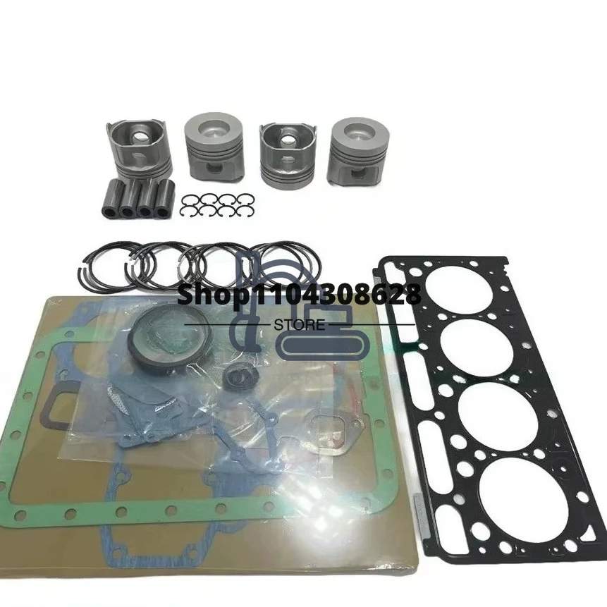 V2403 V2203 1G796 1G861 High Quality New Piston Kit & Valve & Full Gasket Kit For Engine
