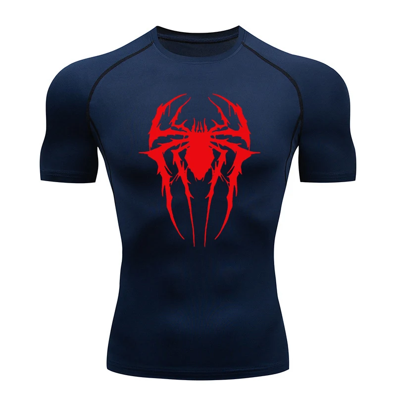 2099 Compression Shirts Men Sun Protection Sports Second Skin Running T-Shirt Men's Gym Fitness Rashgarda MMA Workout Clothing image 3