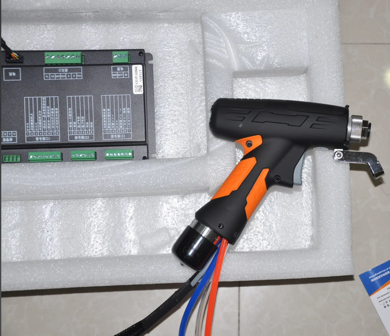 

World wide hot sale SUP21T 4 in 1 laser welding head, laser welding gun for handheld laser welder
