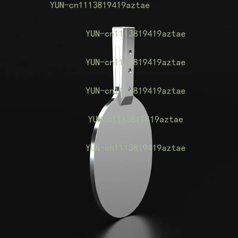 Stainless Steel Table Tennis Paddle - Weighted Training Racket for Strength Building & Fitness