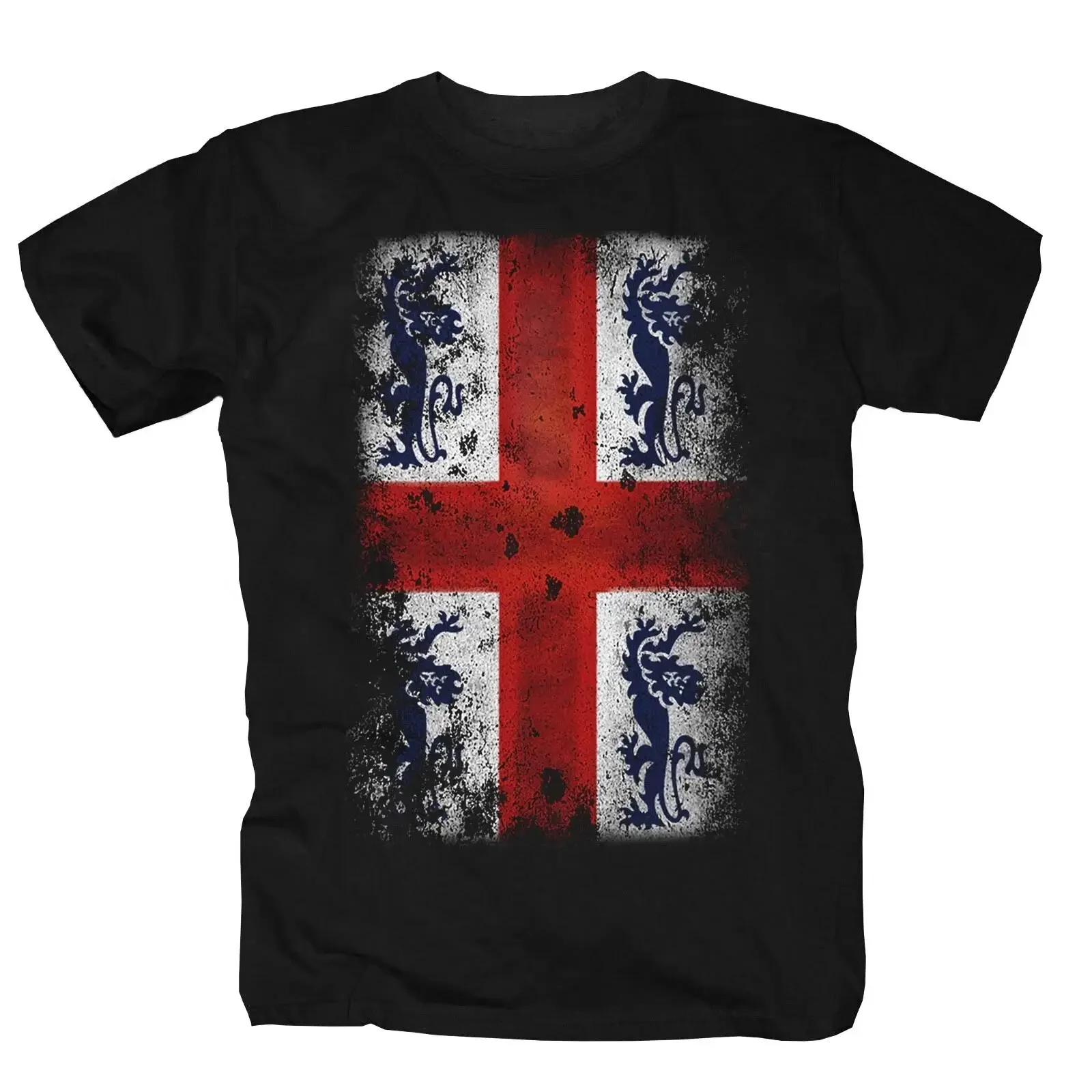 England The Lions Union Jack Great Britain Flagge EM WM T Shirt S 5XL vintage Washed Breathable Comfortable Versatile Casual