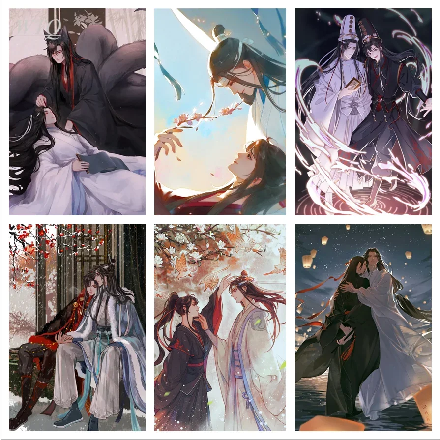 Poster Mo Dao Zu Shi con Wei Wu Xian e Lan Zhan: L’Arte che Racconta un Mondo Fantastico per la Tua Casa