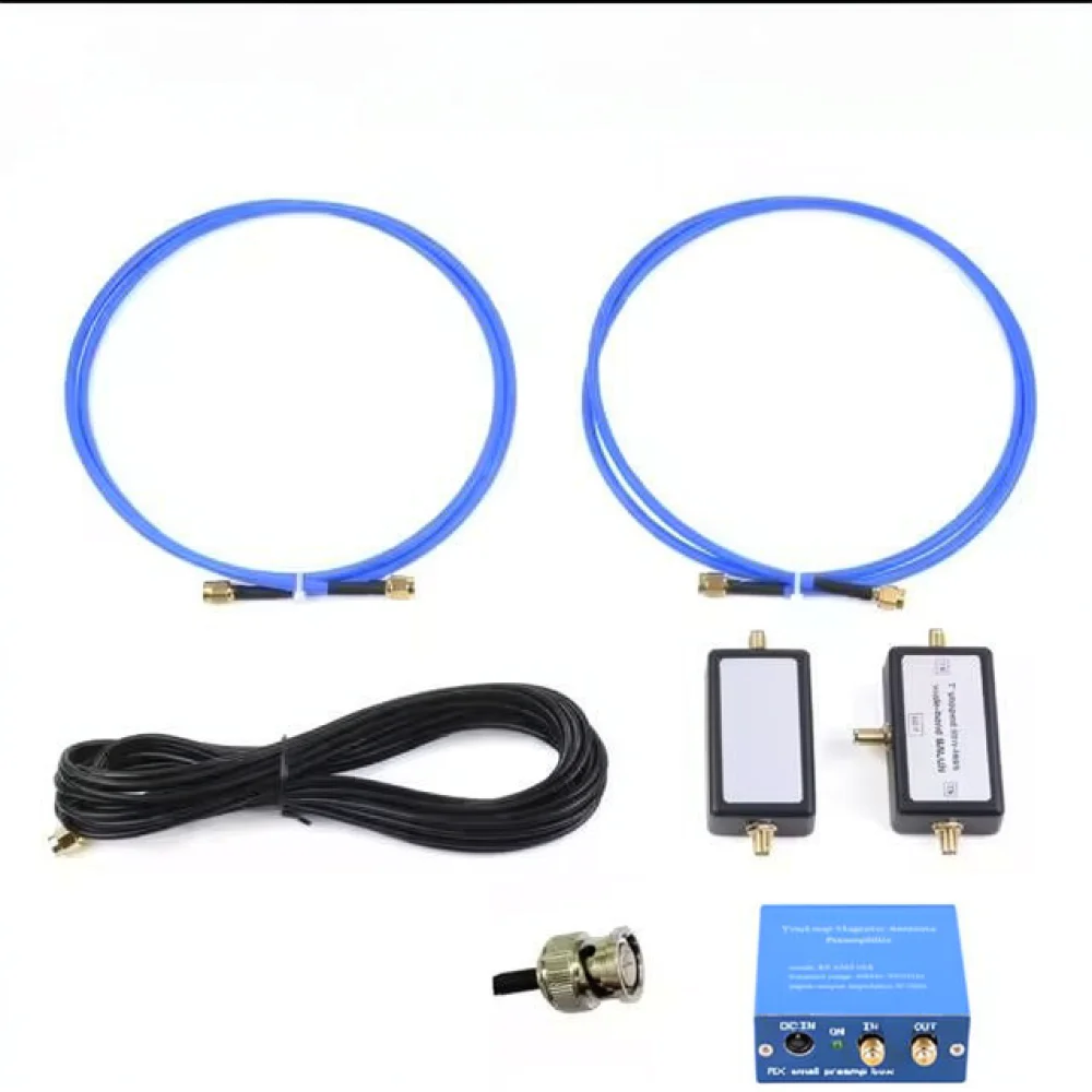 Outdoor Radio Reception Magnetic Antenna Passive Loop With Amplifier Portable Compact Connector SMA BNC Reliable