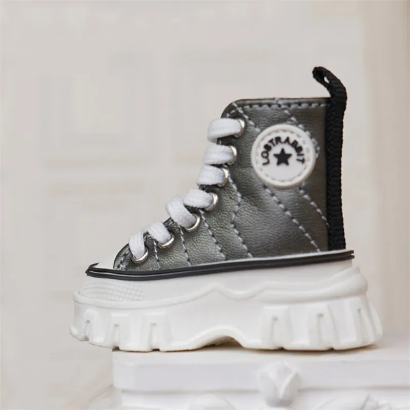 Buty dla lalek BJD dla lalek 1/4, buty codzienne MSD MDD, czarne, białe, niebieskie, różowe, wysokie trampki, akcesoria dla lalek, prezent DIY