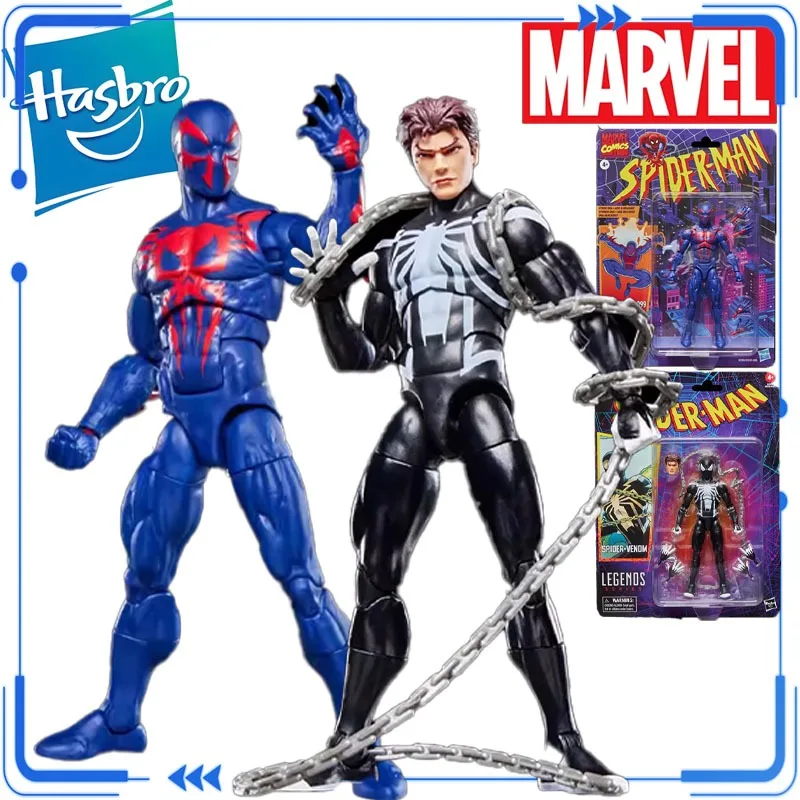 

Hasbro Original Genuine Marvel Legends Spider-Man 2099 Nightcrawler Symbiote Vintage Carded Action Figure Collectible Model Toy