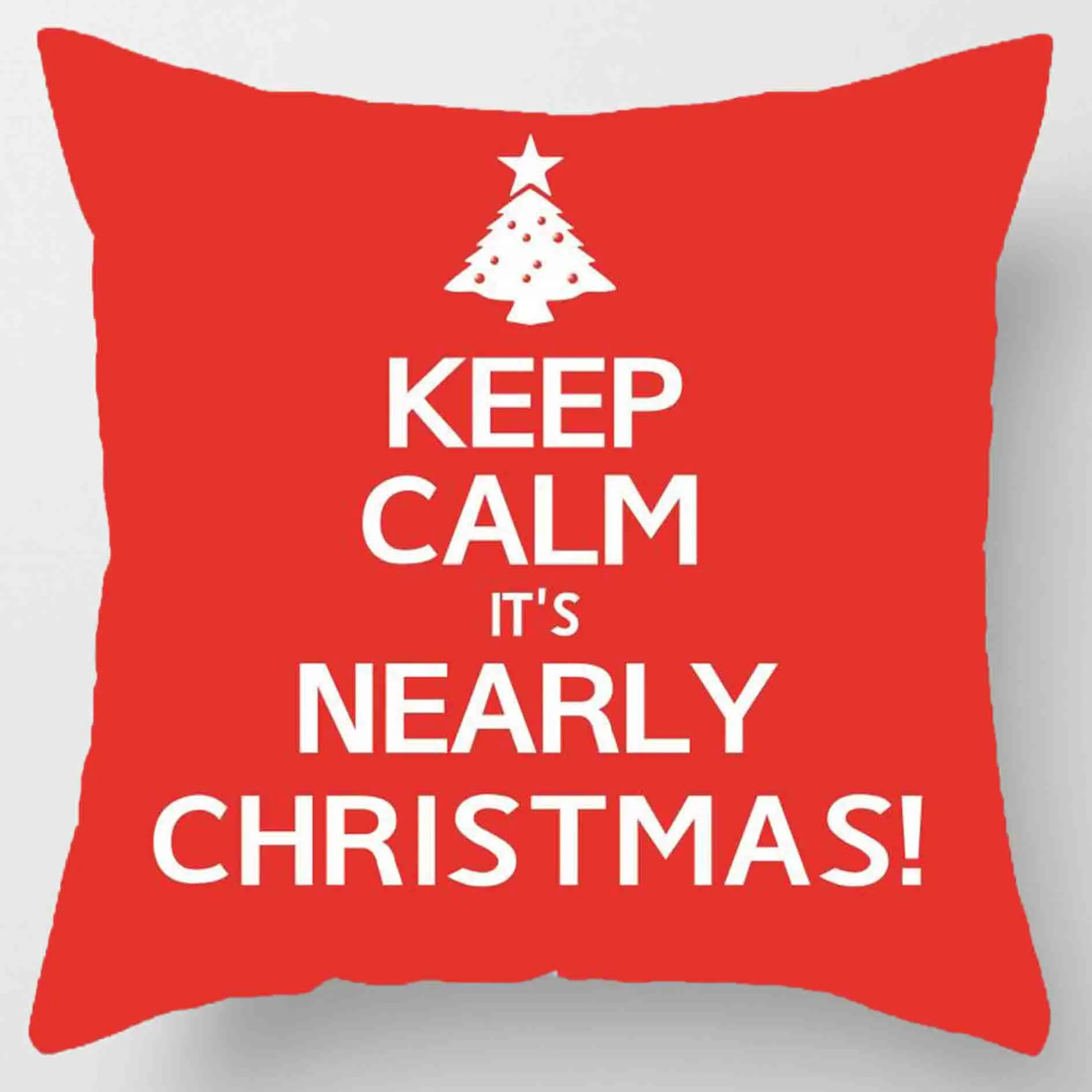 Weihnachtskissen-Set, 45 x 45 cm, Kissenbezug, Weihnachtsornamente, geeignet für Zuhause, Navidad Noel, Weihnachtsgeschenke, Weihnachtsschmuck – Detail 3