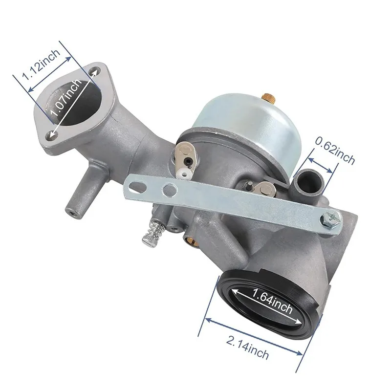

Подходит для карбюраторов Briggs&Stratton 491026, 491031, 490499, 281707, 12HP, используемых в ландшафтных и садовых инструментах, а также в кусторезах.