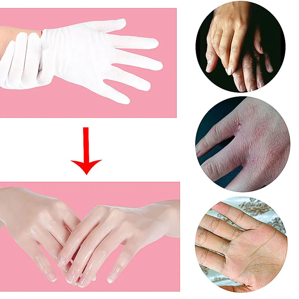 18Pairs Moisturizing Gloves Hand Care Protective Cotton Spa Beauty Gloves Hydrating Soft Breathable Non Slip Comfortable for Dry