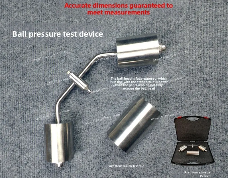 Ball Pressure Test Apparatus, 20N Pressure Test, Thermocouple Test Hole, Lab Testing Instrument