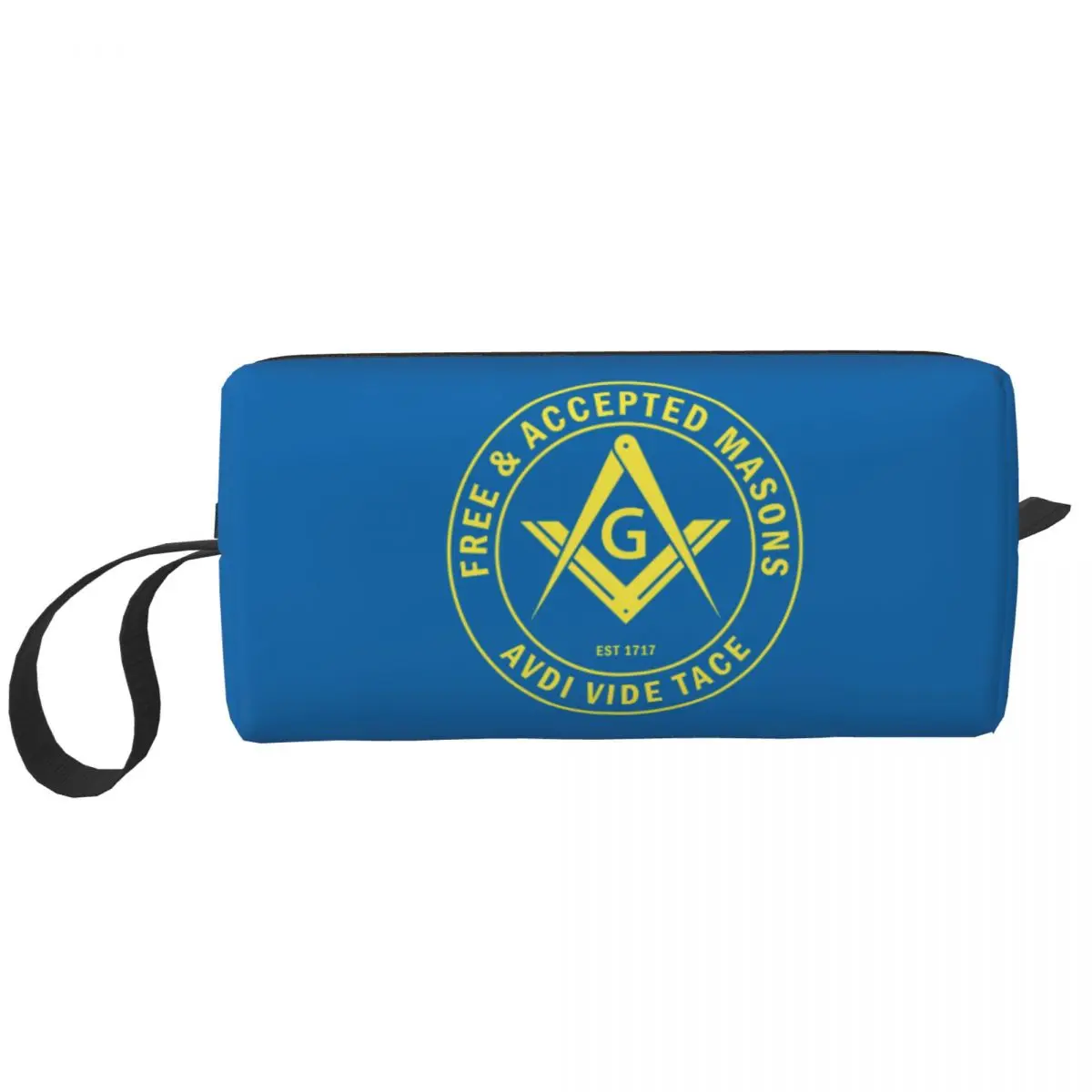 Fashion Free Accepted Masons Masonic Freemason Travel Toiletry Bag Women Makeup Cosmetic Bag Beauty Storage Dopp Kit