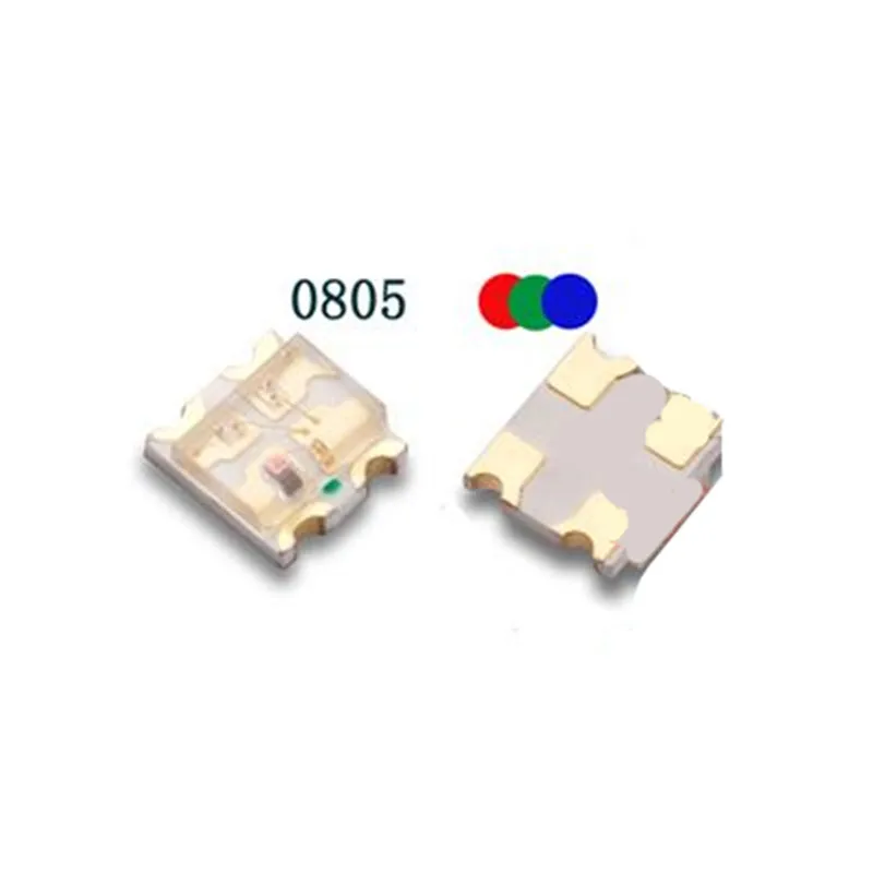 0805 RGB SMD LED, Common Anode/Cathode, REd-Blue-Green,Full Color Lamp Beads 1.6*1.5MM/2.0*1.2MM