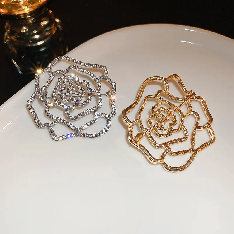1Pc Fashion Flower Brooch for Men Women Exquisite Flower Plant Brooches Pins Jewelry Trendy Accessories Party Gifts 2024