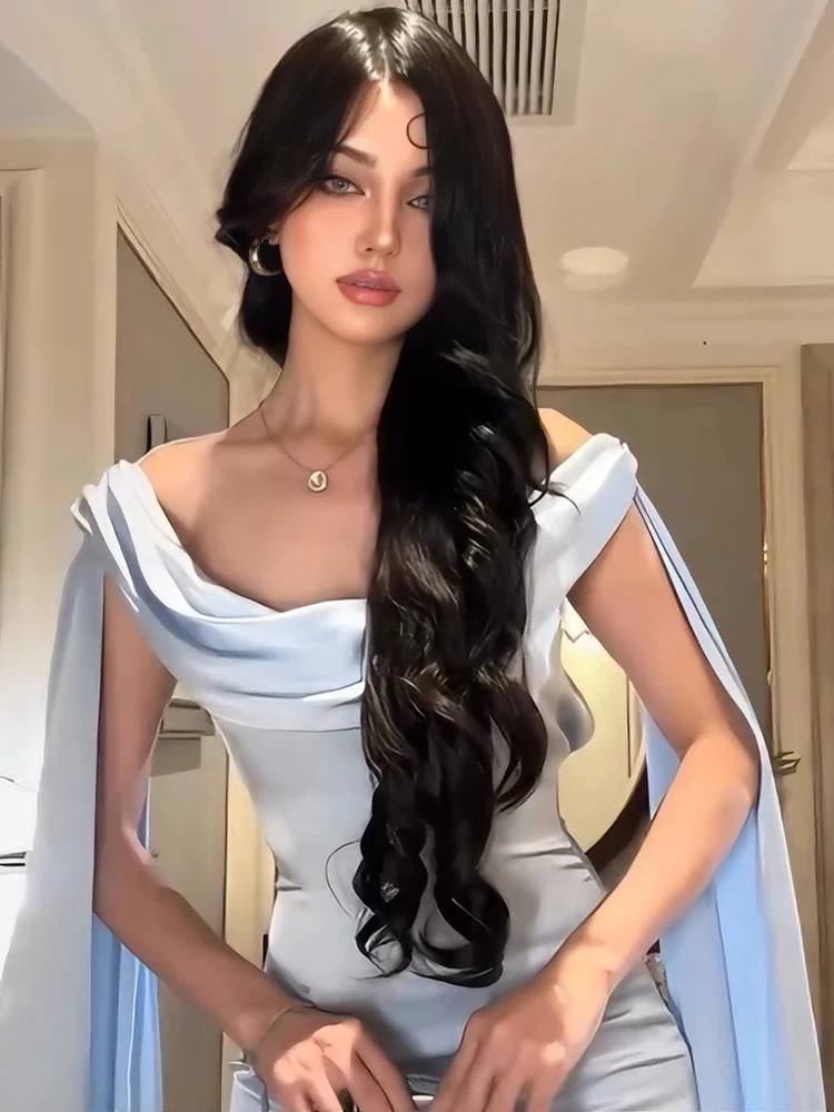 Weird Puss Rückenfreies Bandage-Maxikleid für Damen, langes, mit Quasten versehenes, tief ausgeschnittenes, einfarbiges, schmales, elegantes Kleid für Geburtstagsfeiern, schicke Urlaubskleider – Detail 14