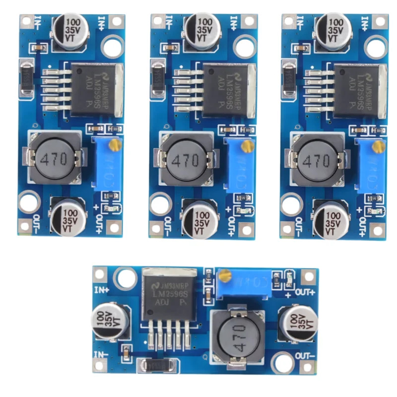 LM2596S-ADJ 3-40V DC-DC Adjustable Step-down Voltage Regulator Power Supply MODULE BOARD 3A Buck Converter LM2596s LM2596