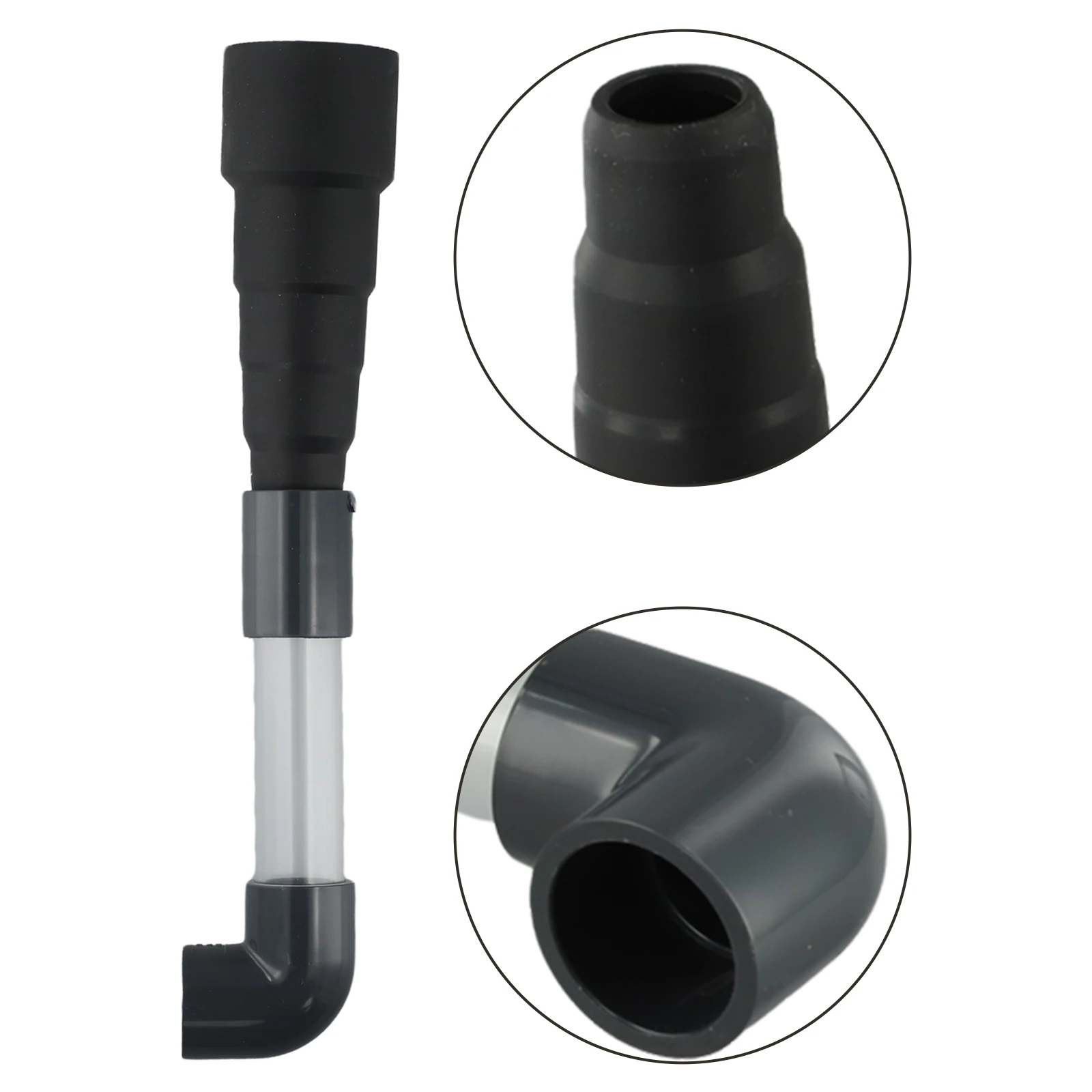 Draining Pipe Cleaner 0.76-1.96 Inch AC Drain Line Adapter 2 Types Of Connectors Detachable Design Easy To Use