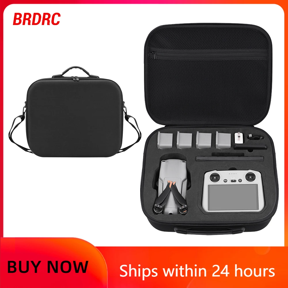 BRDRC Storage Bag for DJI Mavic Air 2/Air 2S Drone Carrying Case RC-N1/RC Pro/RC Remote Handbag Outdoor Fravel Box Accessoryies