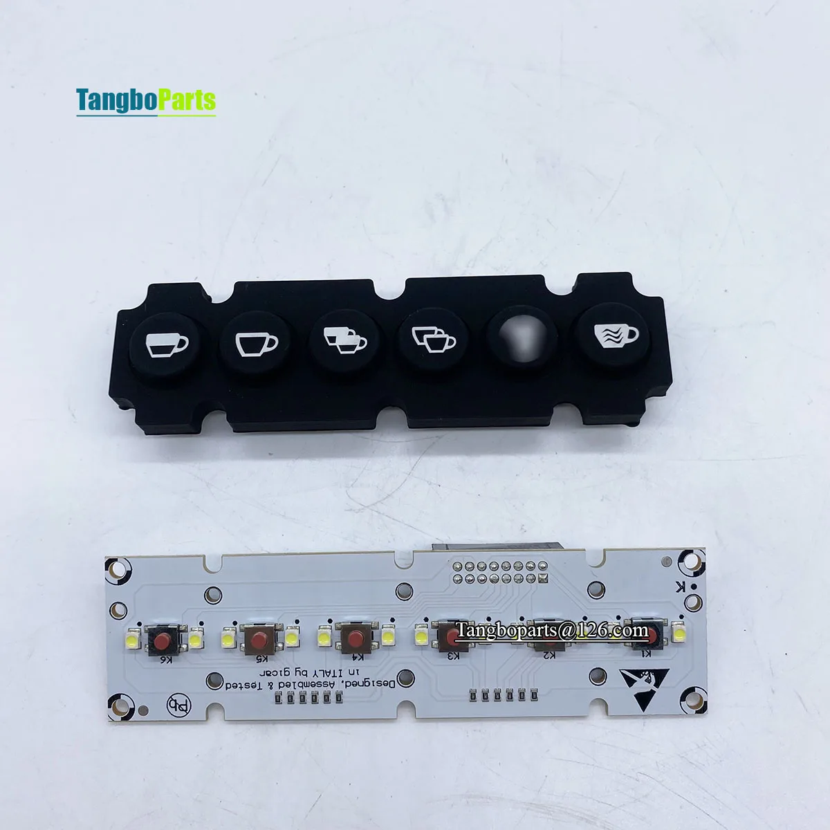 Double Head Single Head Espresso Semi-automatic Coffee Maker PCB Board Press Key Plate For Bezzera Coffee Machine