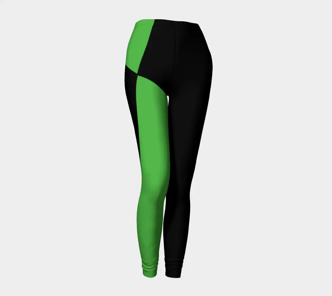 IN STOCK Kim Cosplay Possible Costume Shego Sexy Gym Uniform leggings Sports Pants for Women Halloween Carnival Party Yoga Pants