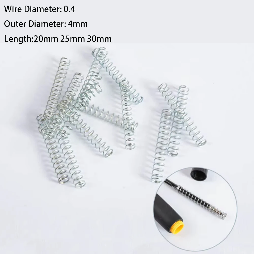 Wire Diameter 0.4mm Galvanized Ballpoint Pen Spring OD 4mm Miniature Mini Spring Pen Refill Small Compression Springs