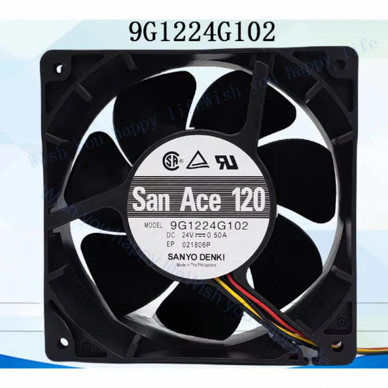 

Вентилятор охлаждения V+ для Sanyo 9G1224G102 12038 24V 0.50A