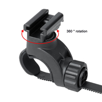 Bicycle Headlight Holder Mountain Bike Front LED Lamp Buckle Quick Mount Adaptor Bracket for Gaciron H03S/H07P