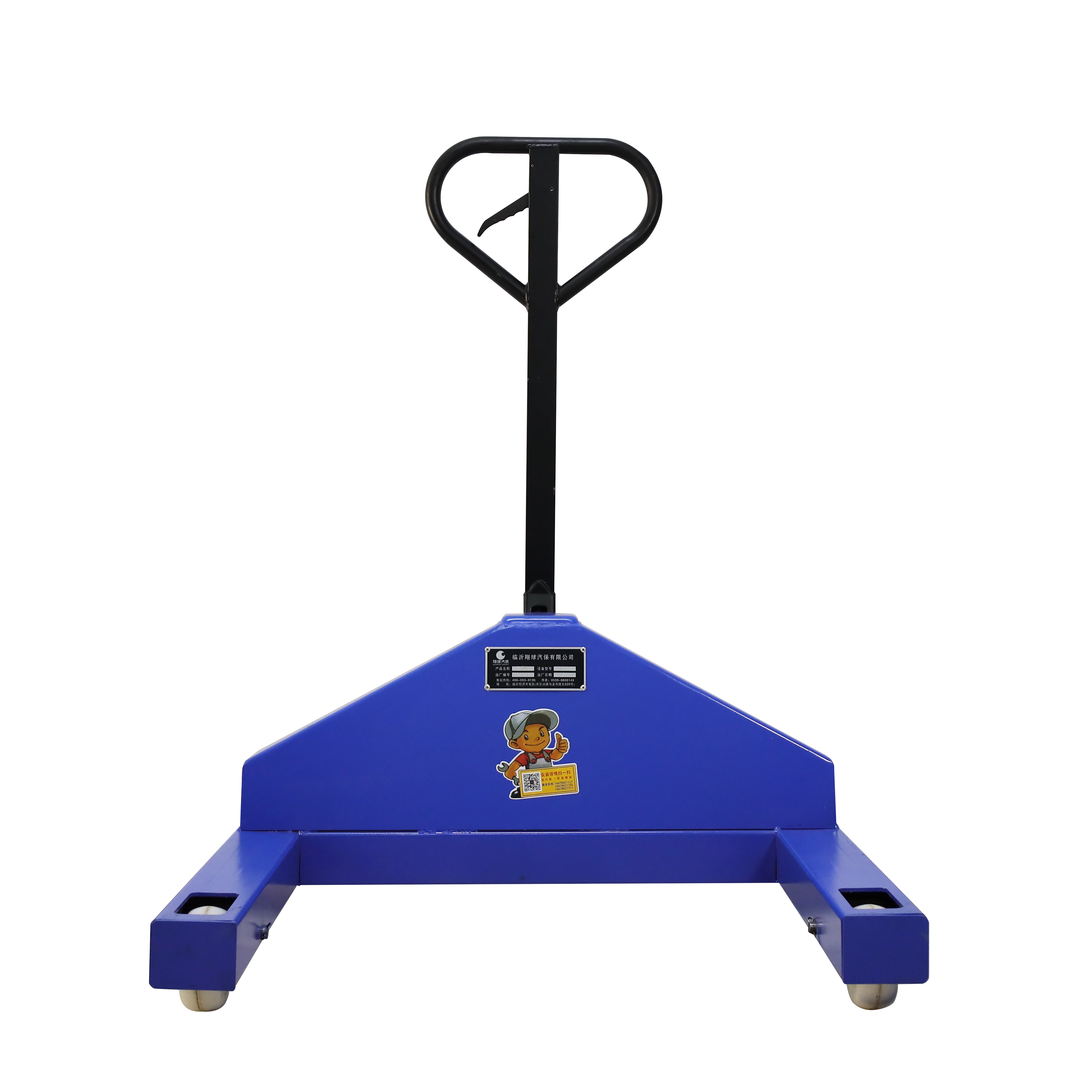 Direct Sale Nylon Wheel 2 Ton Warehouse Double Pressure Relief Hand Pallet Truck, Hydraulic Hand Pallet Truck