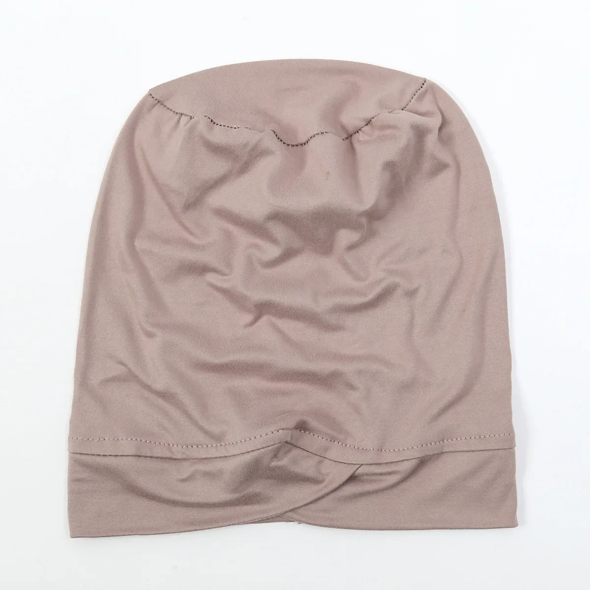 Forehead Cross Underscarf Women Muslim Inner Hijab Hat Turban Stretch Chemo Cap Hair Loss Headscarf Bonnet Beanie Turbante Mujer
