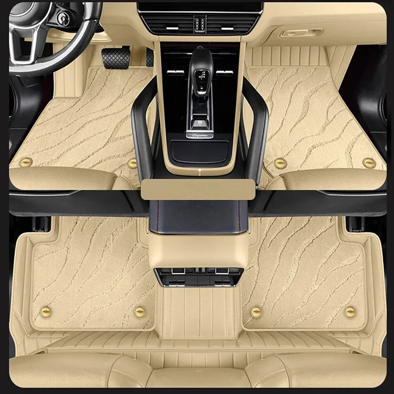 

Специальные автомобильные коврики на заказ для Toyota Land Cruiser 100 2007-1998, 5-местные, водонепроницаемые, двухслойные, для LC100 2004 года.