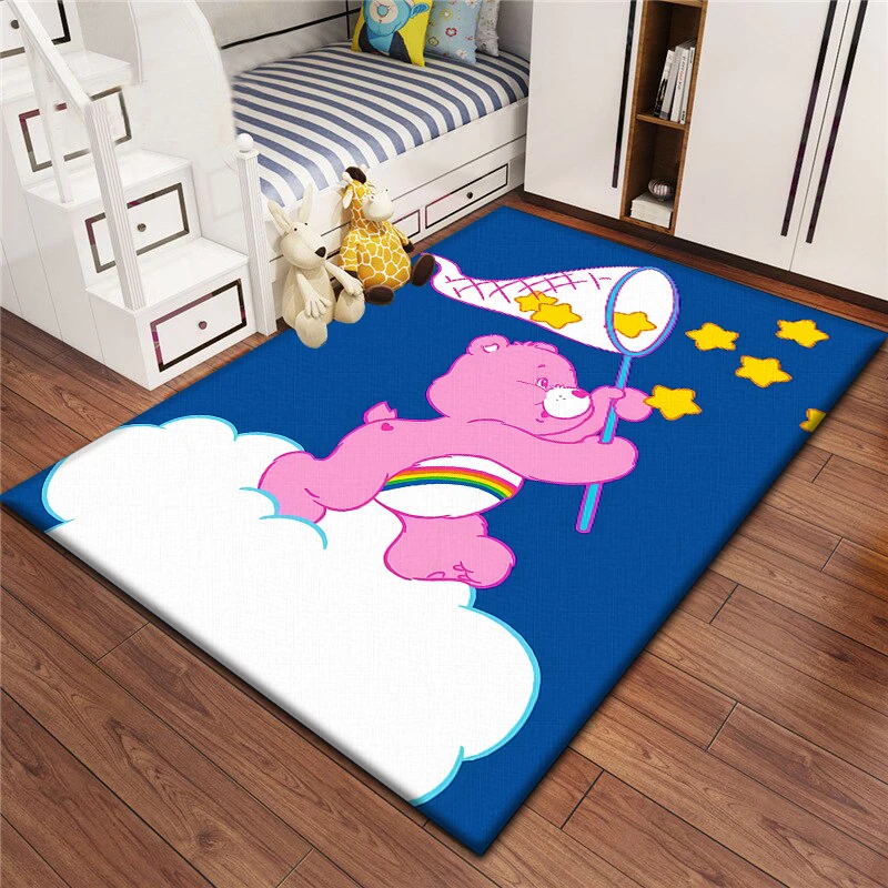 Cute Care Bears cartoon Carpet, Living room Bedroom floor mat Kitchen mat Bedroom Mat,bedroom decor birthday gift Yoga mat