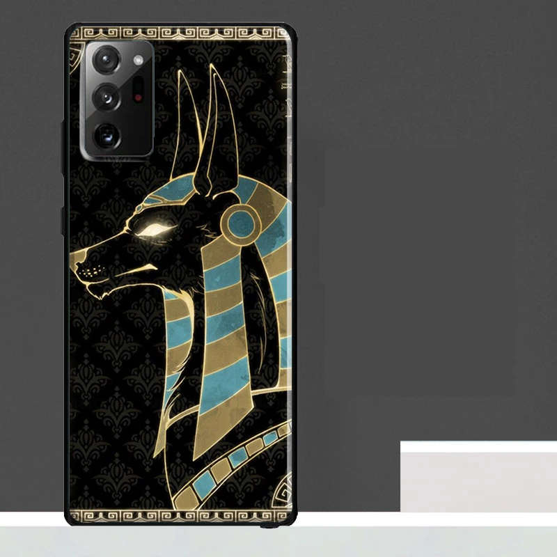 مصر نفرتيتي أنوبيس عنخ حافظة لهاتف سامسونج جالاكسي S23 S24 S25 الترا S9 S10 S20 S21 S22 Plus S23 FE S25 FE غطاء هاتف #3