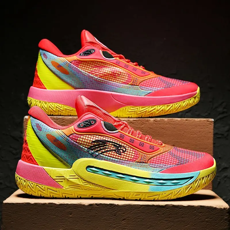 Classic brand youth basketball trainers comfortable non-slip outdoor sports shoes 36-45 high quality low-top basketball shoes