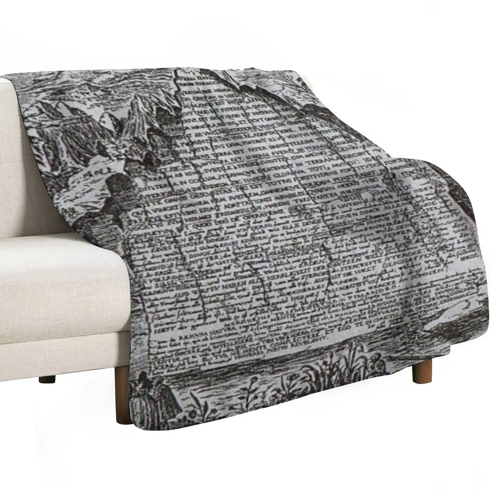 Emerald Tablet Throw Blanket Polar for babies Multi-Purpose Beautifuls Decorative Beds Blankets For Sofas Blankets