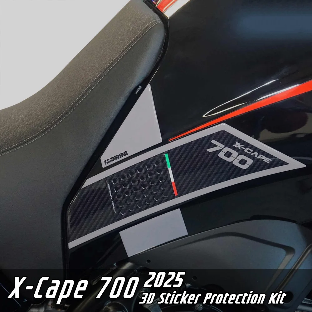 

For X-Cape 700 X-CAPE 700 2025 Motorcycle Accessories 3D Sticker Oil Tank Pad Protector Tank Pad