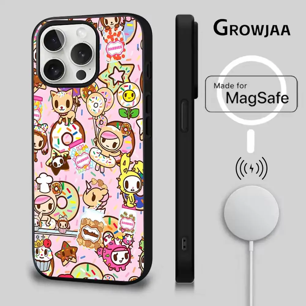 일본 T-Tokidokis 아이폰 케이스 (아이폰 17,16,15,14,13,12,11,Pro,Max,Plus,Mini,SE4,E) 마그네틱 맥세이프 무선 충전 지원