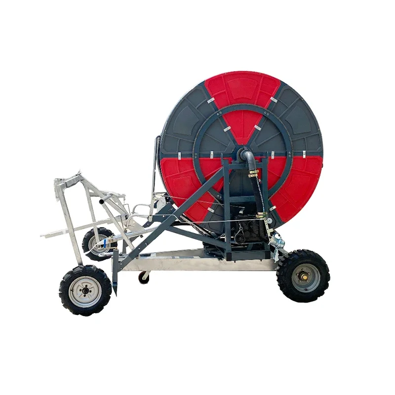 Travelling Spray Gun Water Wheels Irrigator Hose Reel Rain Gun Irrigation System