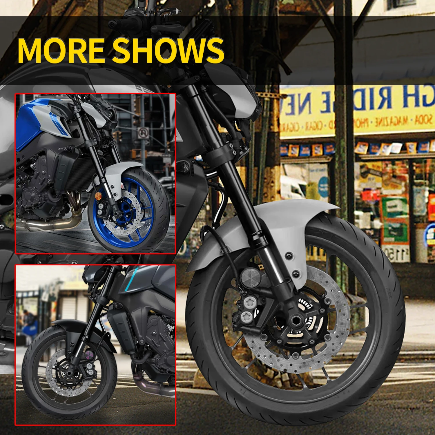 for Yamaha MT 09 SP 2021-2025 Model Year  Motorcycle Fender Front Hugger Mudguard Splash Guard Protector Cover XSR 900/GP view 5