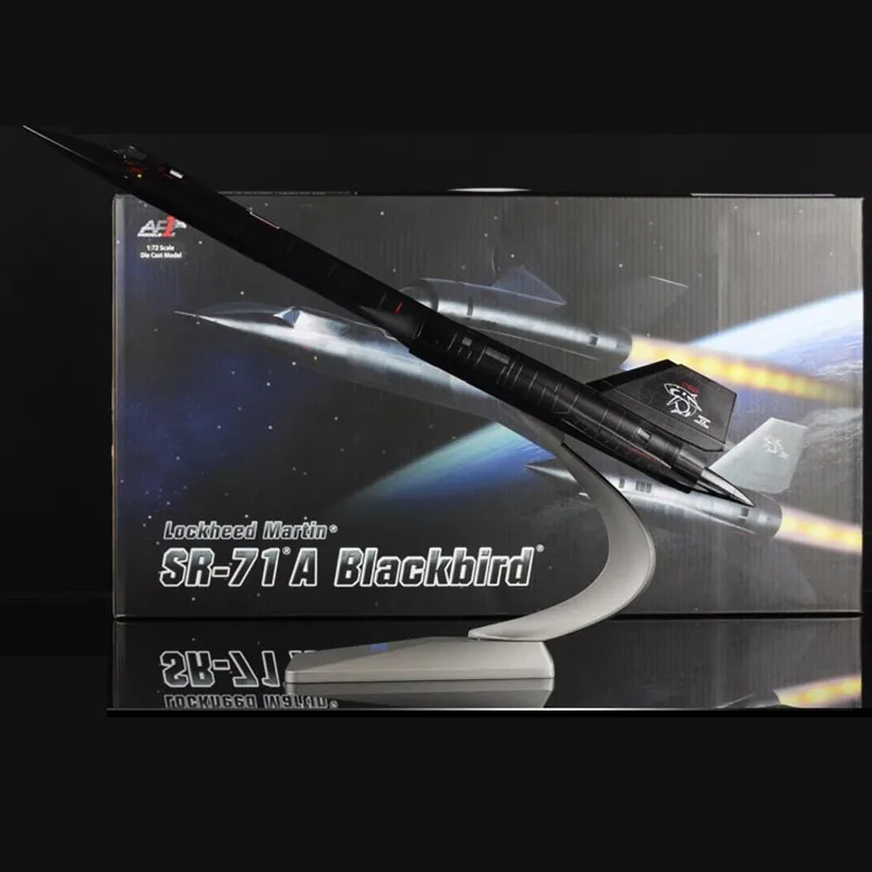 1/72 American SR-71 Blackbird High-altitude Reconnaissance Aircraft Supersonic Simulation Alloy Aircraft Model