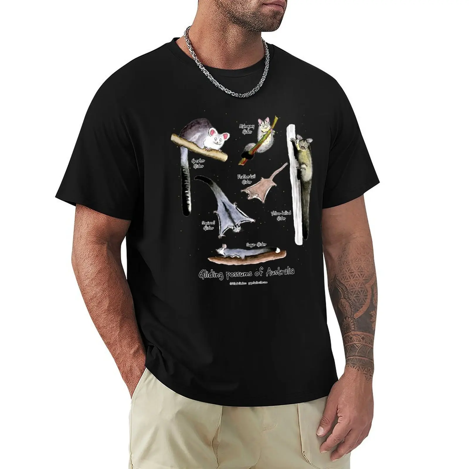 

Gliding possums of Australia T-Shirt blacks anime clothes heavy weight t shirts for men