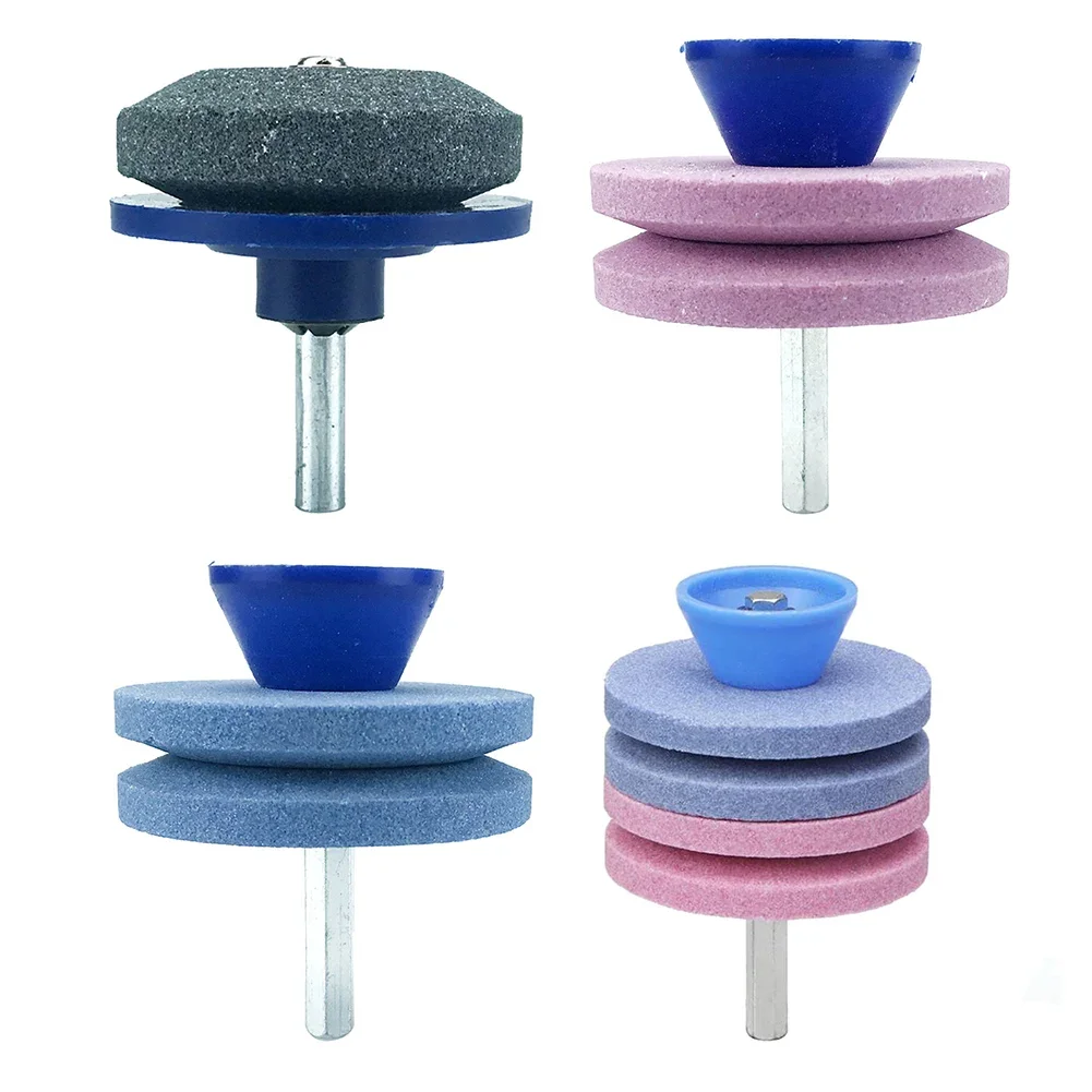 Grinding Stone Electric Knives Sharpener Wind Power Mower Wear Resistant Sharpener Grinding Head Power Tools