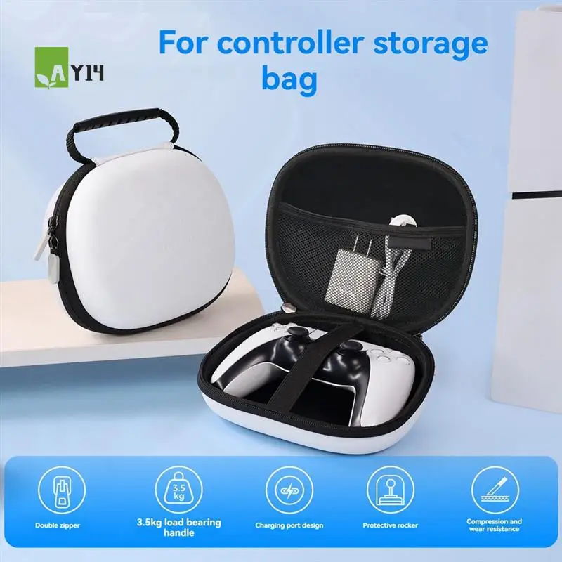 

AY14 -Protective Handle Storage Bag For Sony PS5 Controller Durable Carrying With Shockproof And Water-Resistant Material