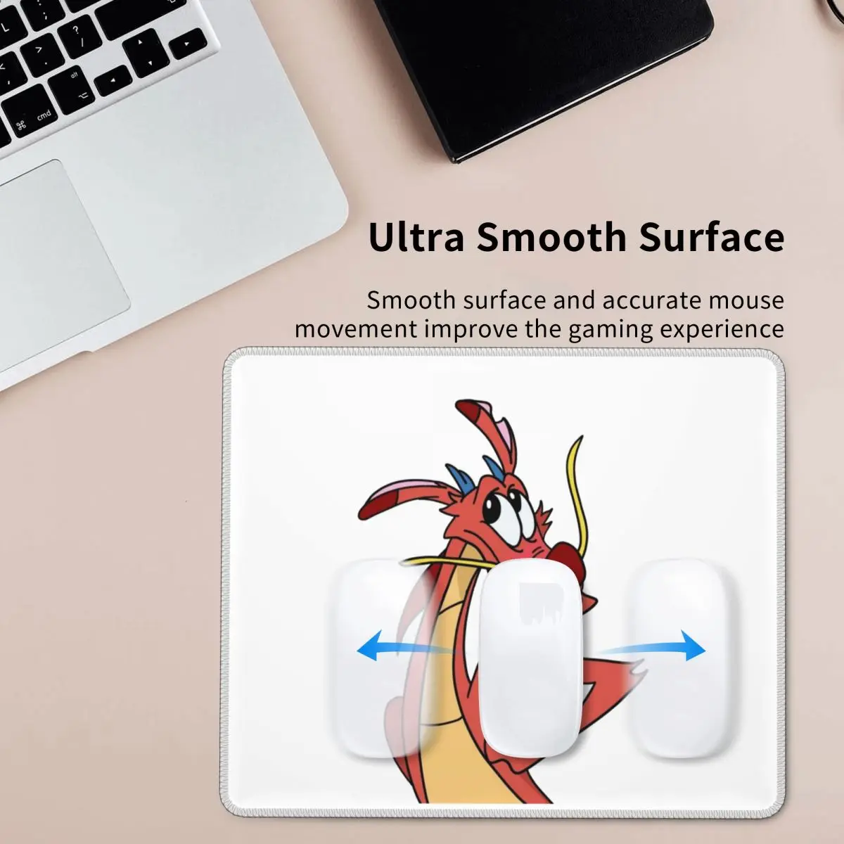 

Mushu From Mulan Mouse Pad Computer Keyboard Mouse Mat Gamer PC Desk Mat Office Accessories Table Mats