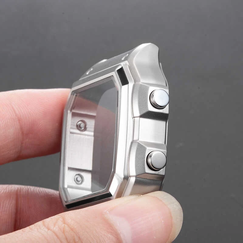 For Casio AE1200 case mod kit modification all metal case 3299 AE-1200 bezel glass waterproof ring kit 304 stainless steel part