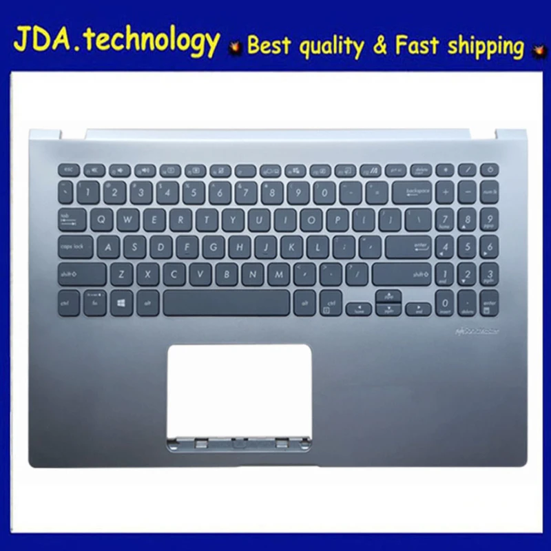 New for ASUS X509 M509 Y5200F X509U FL8700 palmrest US keyboard upper cover C shell,Silver Gray