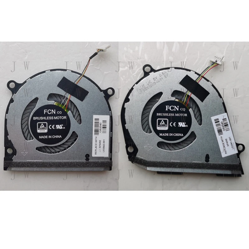 

Вентилятор охлаждения CPU/GPU для HP 15-DS DR TPN-W142 W143 L53541-001 L53542-001