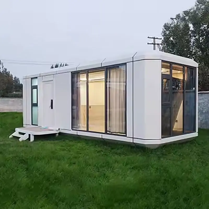 Apple Capsule House Prefabricated Module Houses Ready to Live in Leak Proof Earthquake Resistant Thermal Insulation Comply law