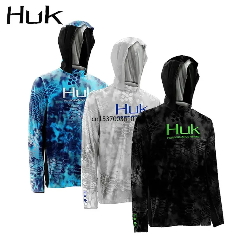 New Men Fishing Long Sleeve Hooded Shirts Blusas Para Pesca Fishing Performance Apparel Camisa De Pesca Uv Manga Longa