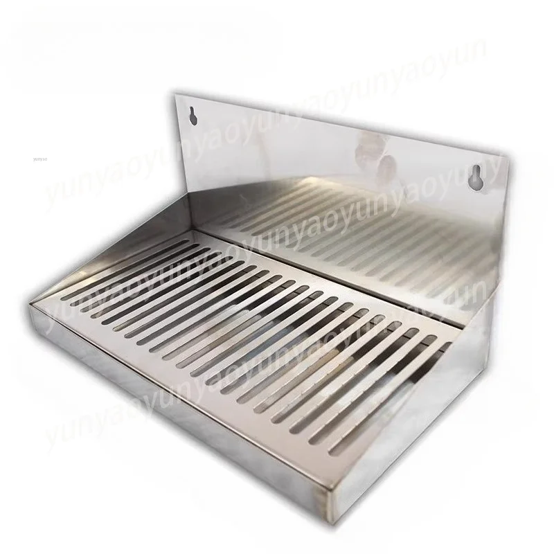 Drip Tray Stainless Steel NO Drain Tube Door Mounted