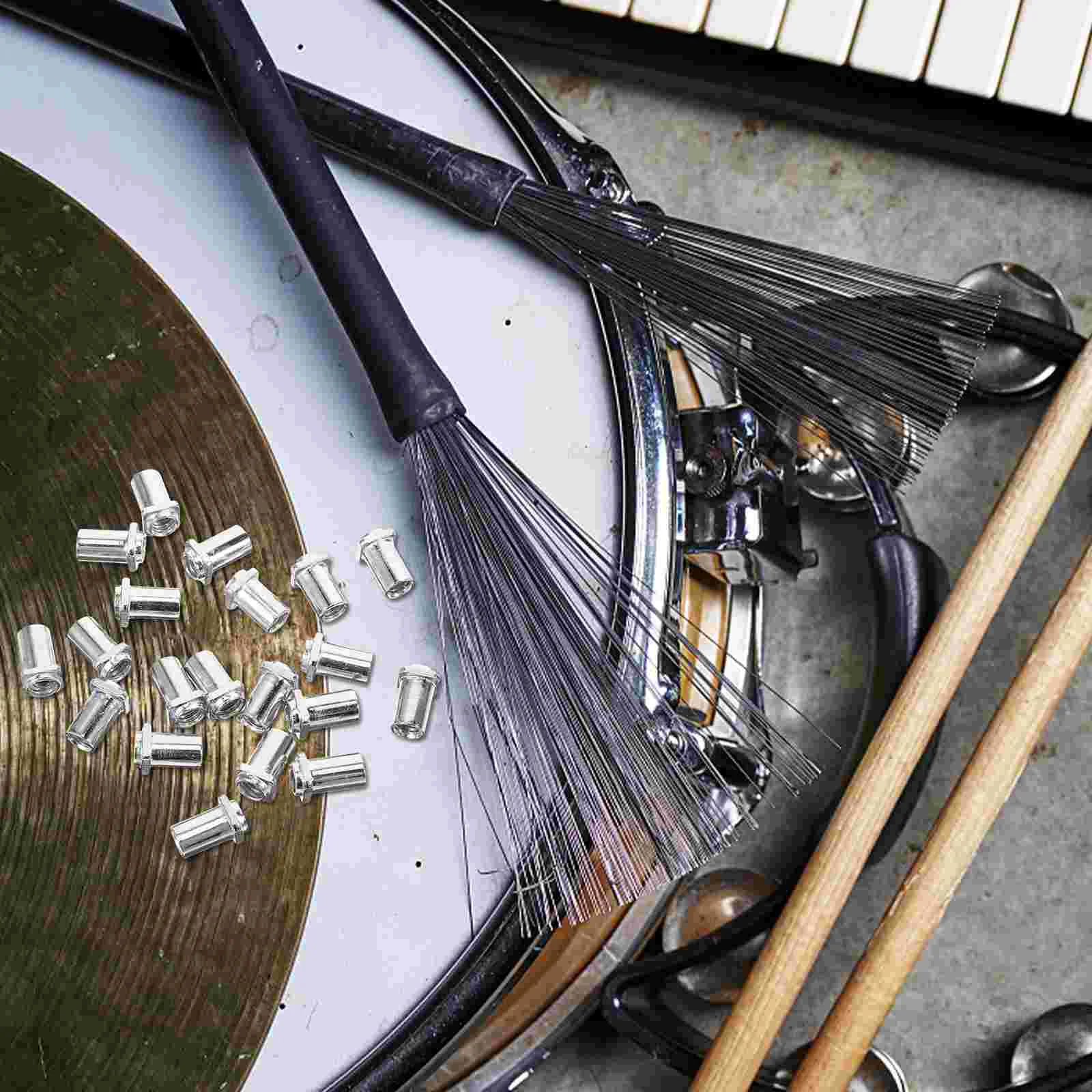 

20 Pcs Spare Part for Tom Lug Floor Drum Supply Electronic Iron Replacement Swivel Nuts