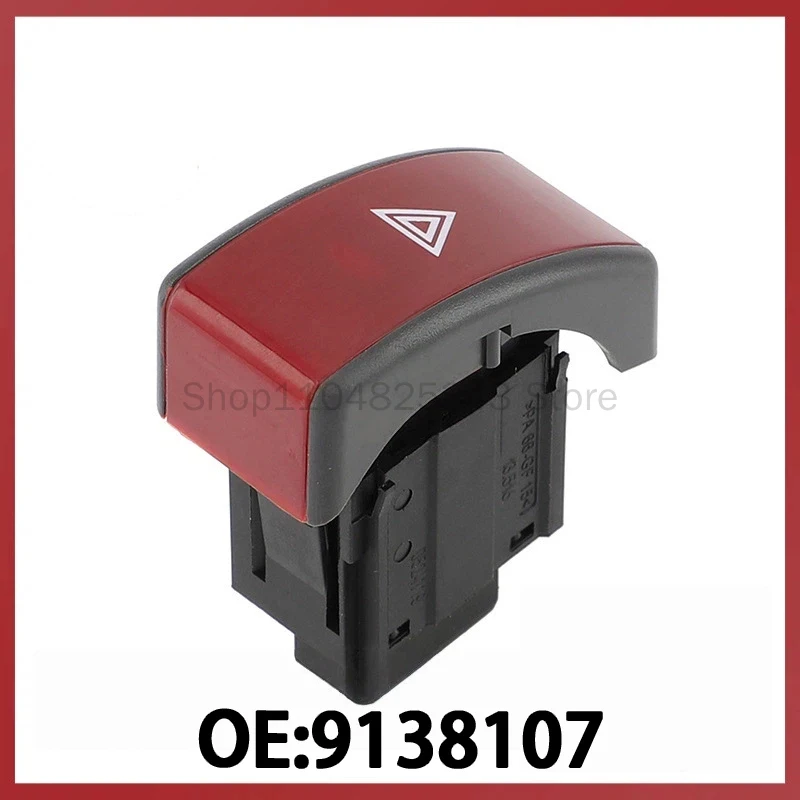 9138107 Suitable for Volkswagen Vauxhall hazard light switches double flashing emergency warning light switches