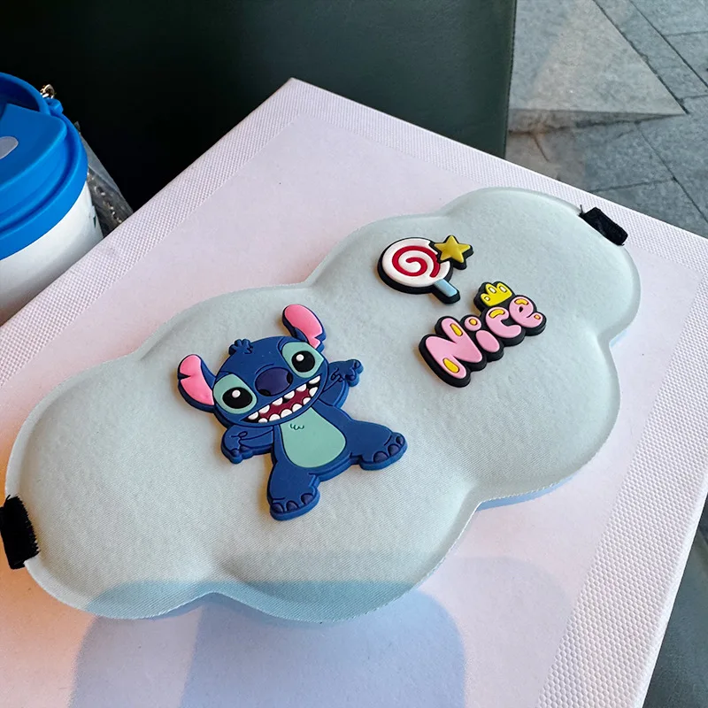 Miniso 디즈니 만화 3D 구름 수면 차광 아이 마스크 편안한 피부 친화적 인 기숙사 비행기 낮잠 눈 보호 베개